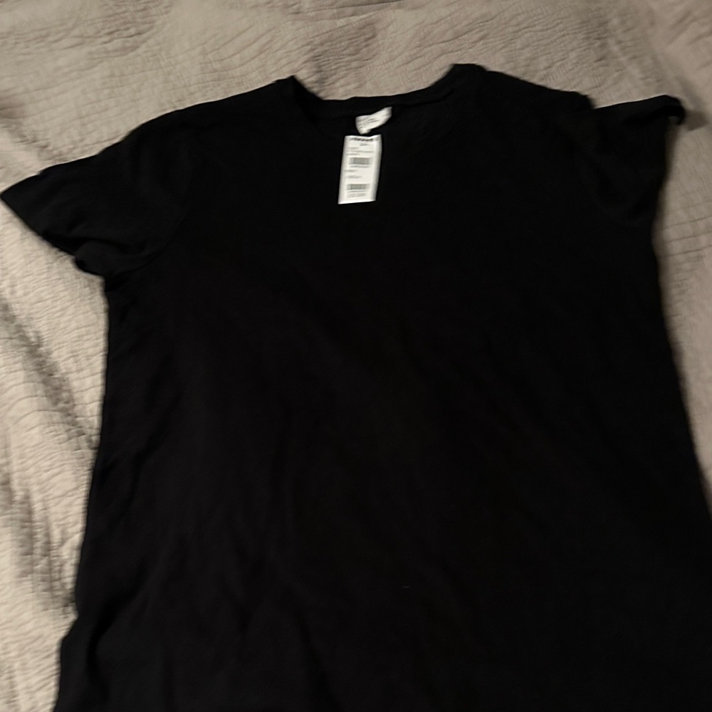 Essentials Black Cotton Tee from Tilly’s